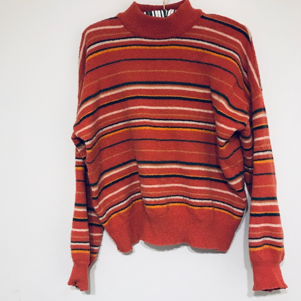 F21 Striped Sweater